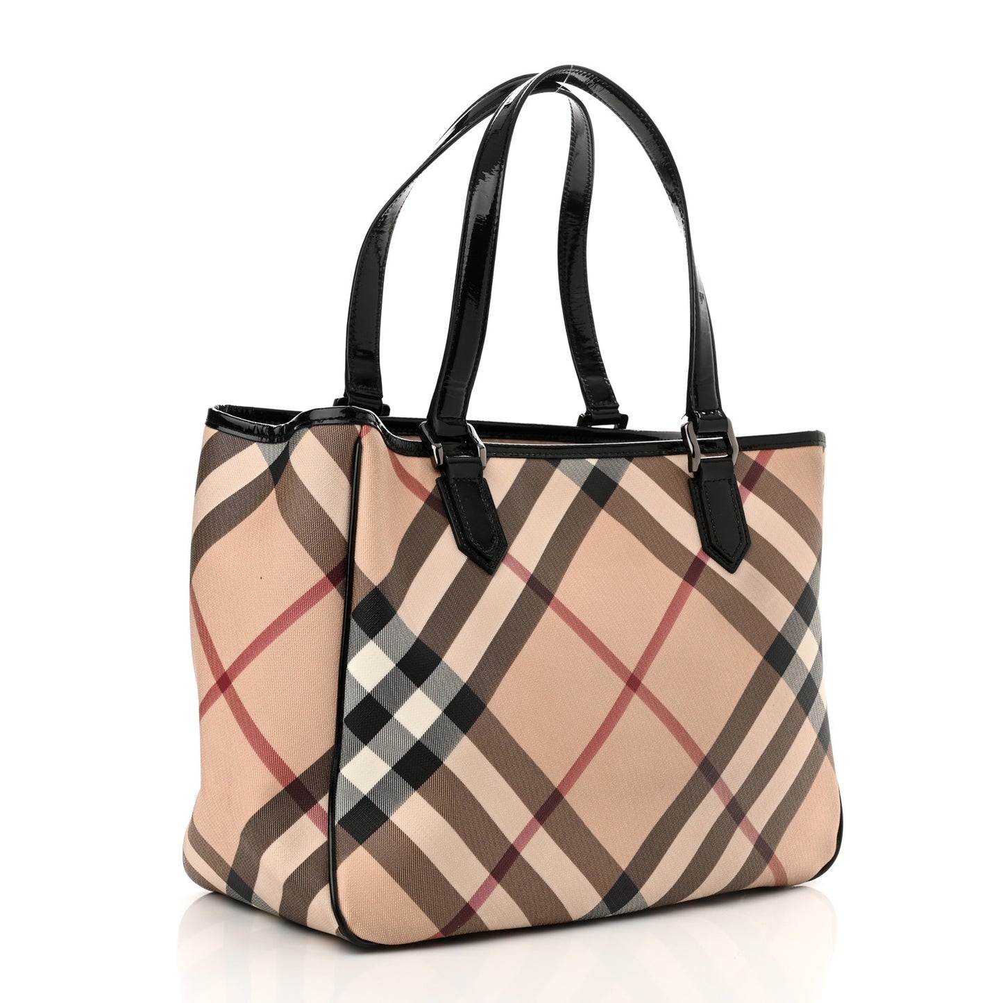 Supernova Check Tote Black