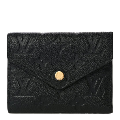 Louis Vuitton Empreinte Victorine Wallet Black 1 of 9
