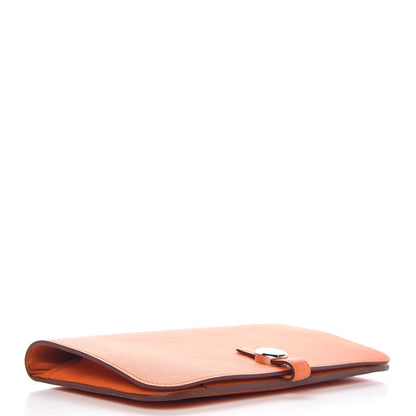 Hermes Swift Dogon Duo Wallet Orange 5 of 10