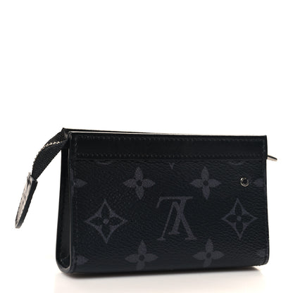 Louis Vuitton Monogram Eclipse Key Pouch Voyage 3 of 8
