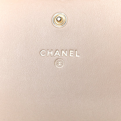 Chanel Caviar Quilted Medium Filigree Flap Wallet Beige Black 6 of 9
