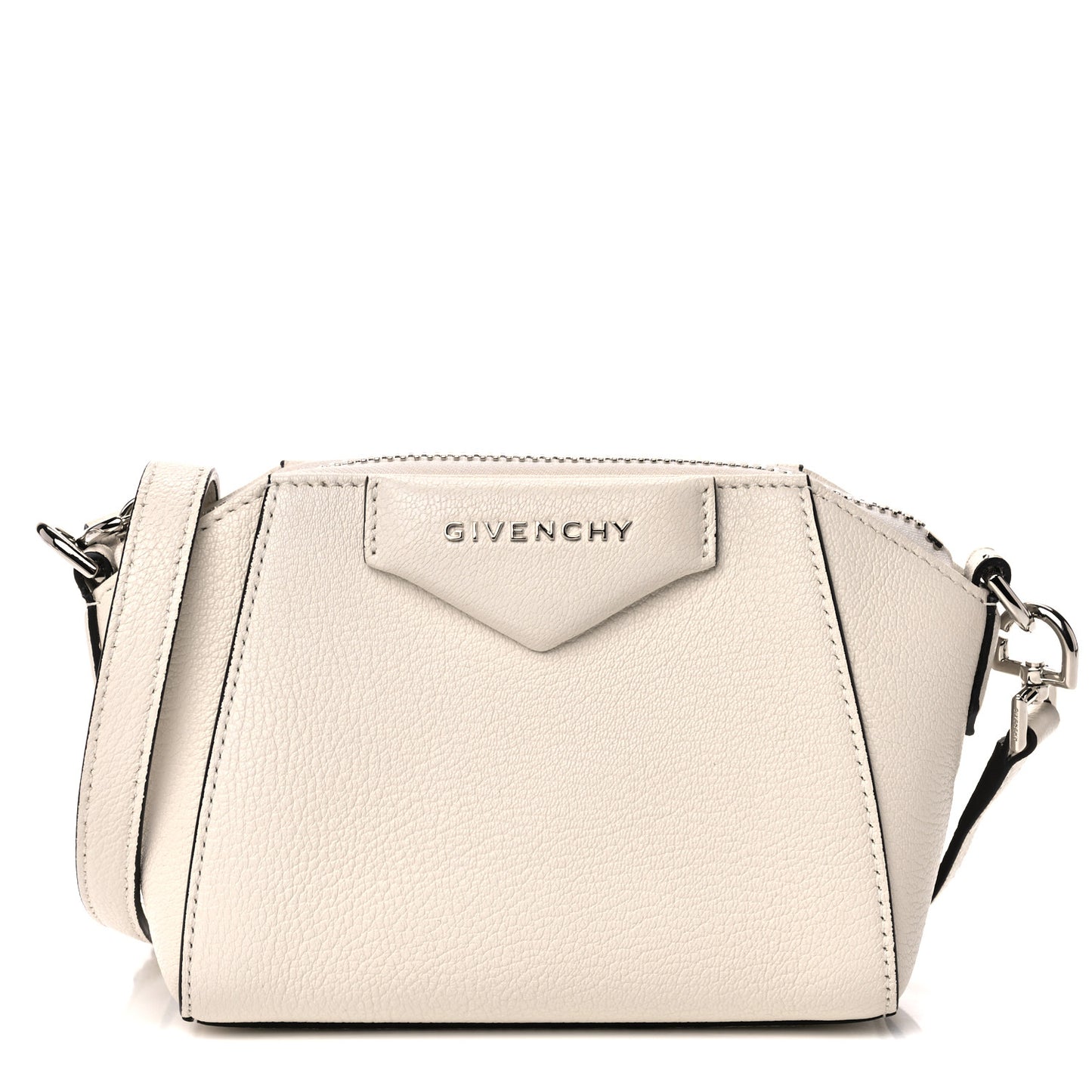 Sugar Goatskin Nano Antigona Ivory