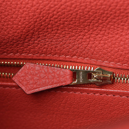 Hermes Togo Kelly Retourne 28 Rouge Pivoine 14 of 35