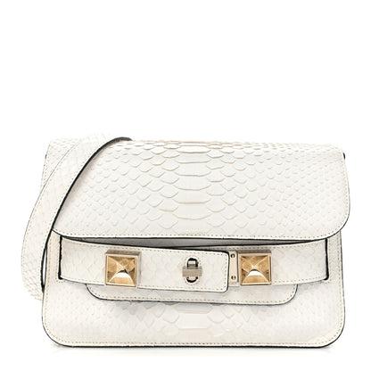 Proenza Schouler Snakeskin PS11 Mini Classic Shoulder Bag White 1 of 9