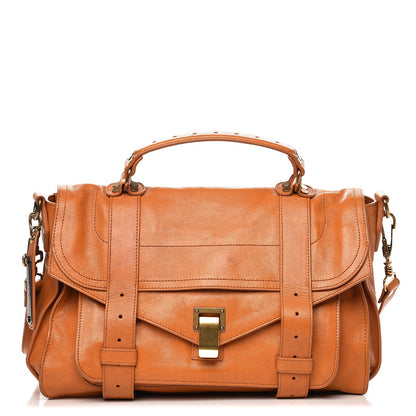 Proenza Schouler Lambskin Medium PS1 Satchel Saffron 1 of 12