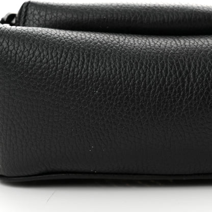 Gucci Pebbled Calfskin Soho Chain Backpack Black 11 of 13