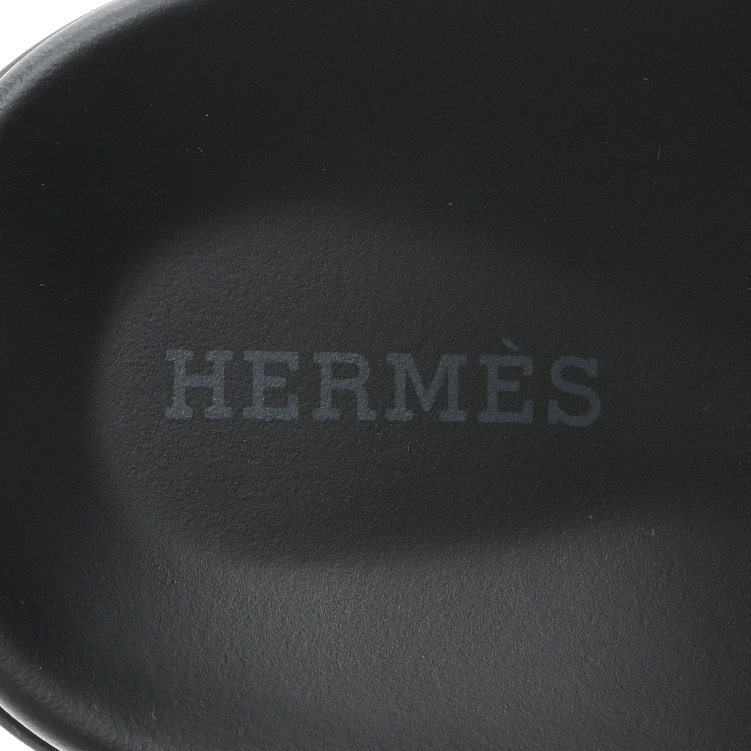 Hermes Calfskin Womens Chypre Sandals 37.5 Black 7 of 8