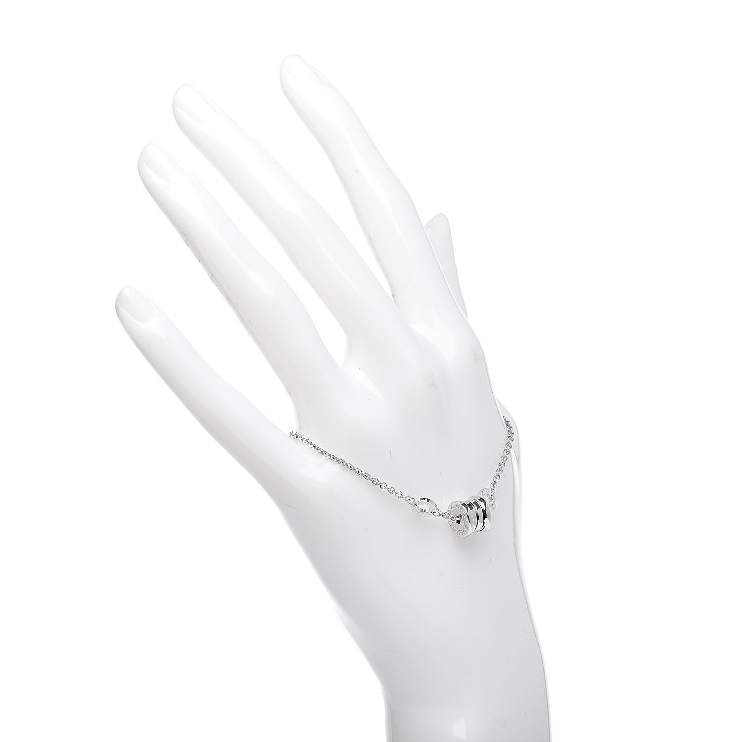 Bulgari 18K White Gold B.Zero1 Bracelet 2 of 5
