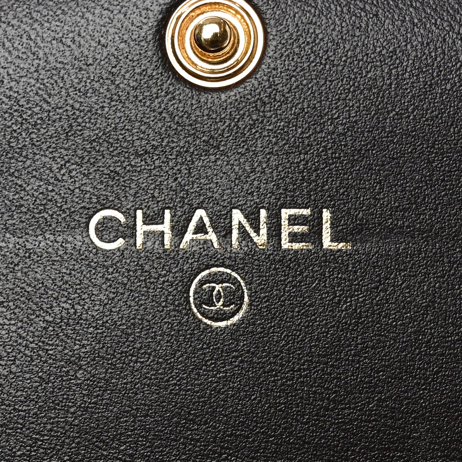 Chanel Lambskin Quilted Studded CC Large Gusset Flap Wallet Dark Purple 6 of 9