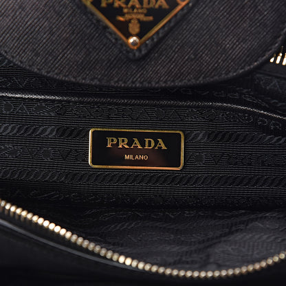 Prada Tessuto Nylon Saffiano Tote Black 6 of 10