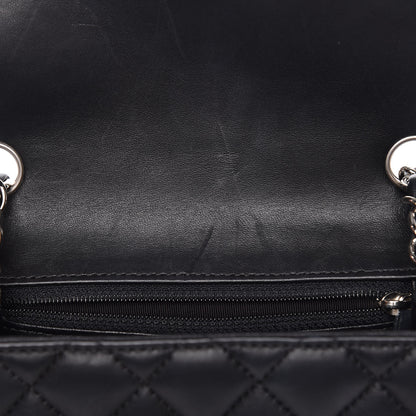 Chanel Lambskin Quilted Mini Square Flap Black 9 of 12