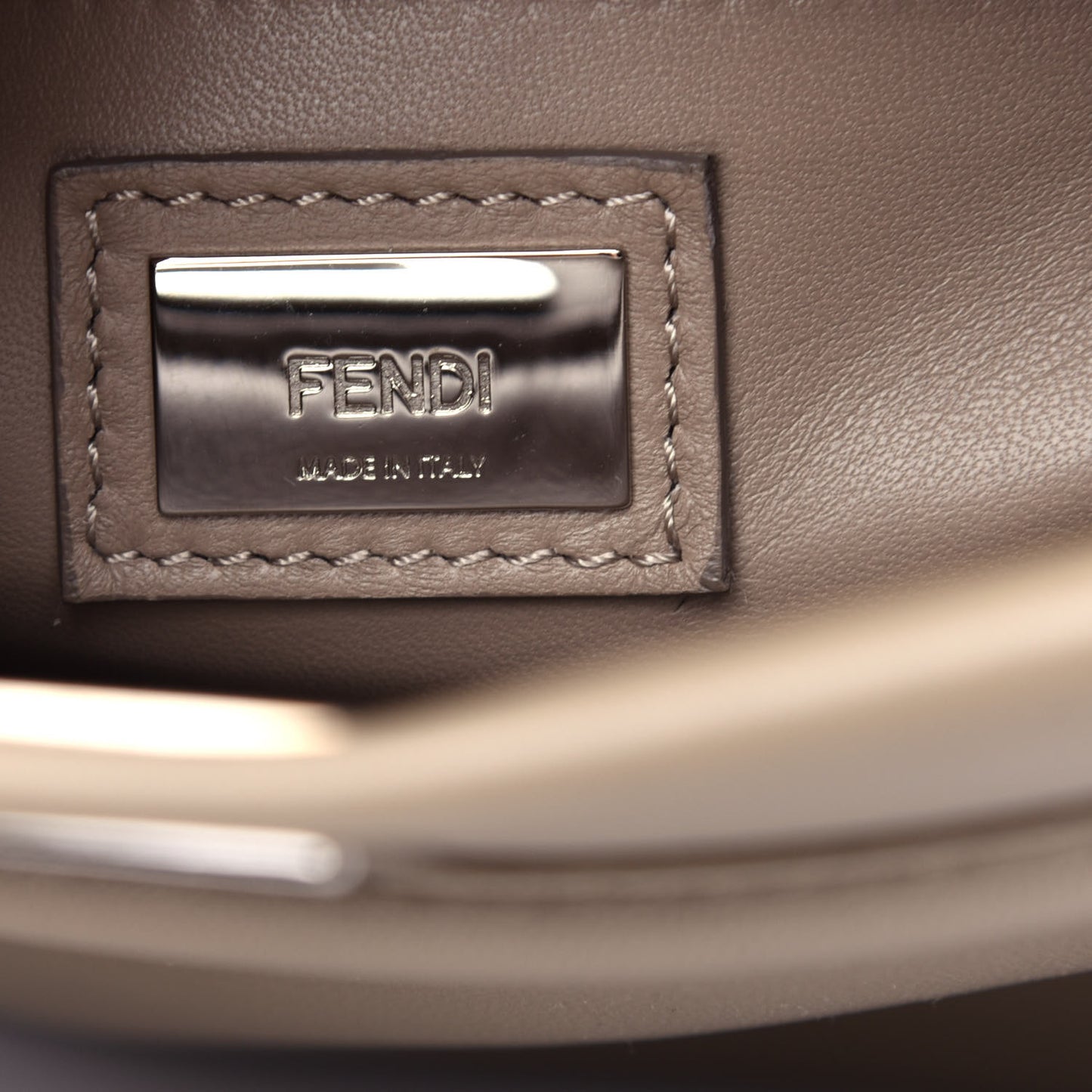 Nappa Mini Peekaboo Iconic Satchel Tortora