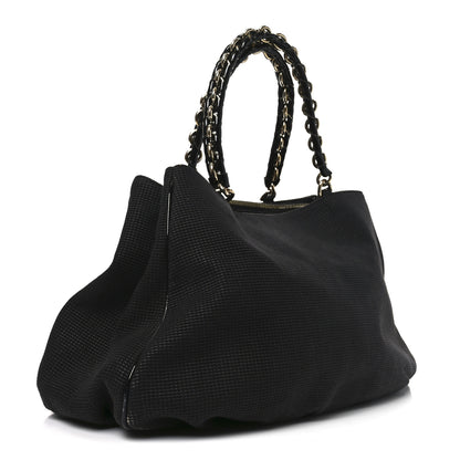 Fendi Canvas Mia Tote Black 3 of 10