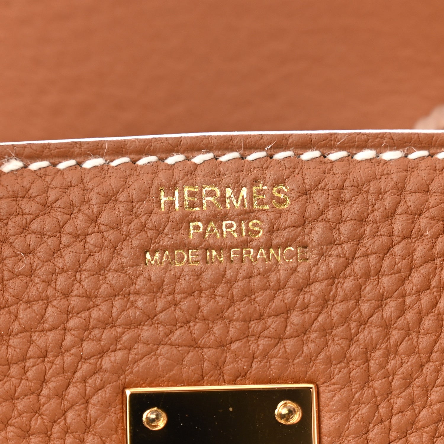 Hermes Togo Birkin 25 Gold 6 of 11