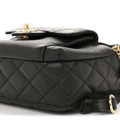 Chanel Caviar Quilted Small CC Day Backpack Black 10 of 12