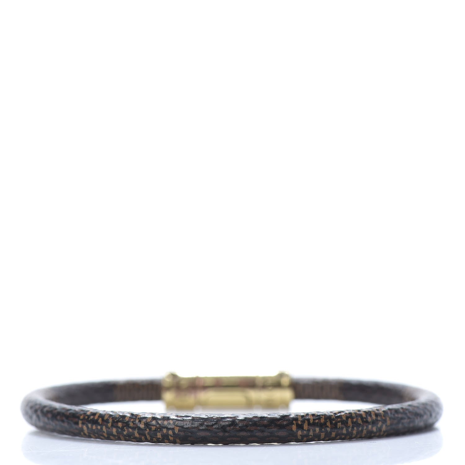 Louis Vuitton Damier Ebene Keep It Bracelet 19 3 of 6