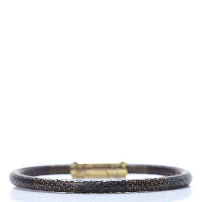 Louis Vuitton Damier Ebene Keep It Bracelet 19 3 of 6