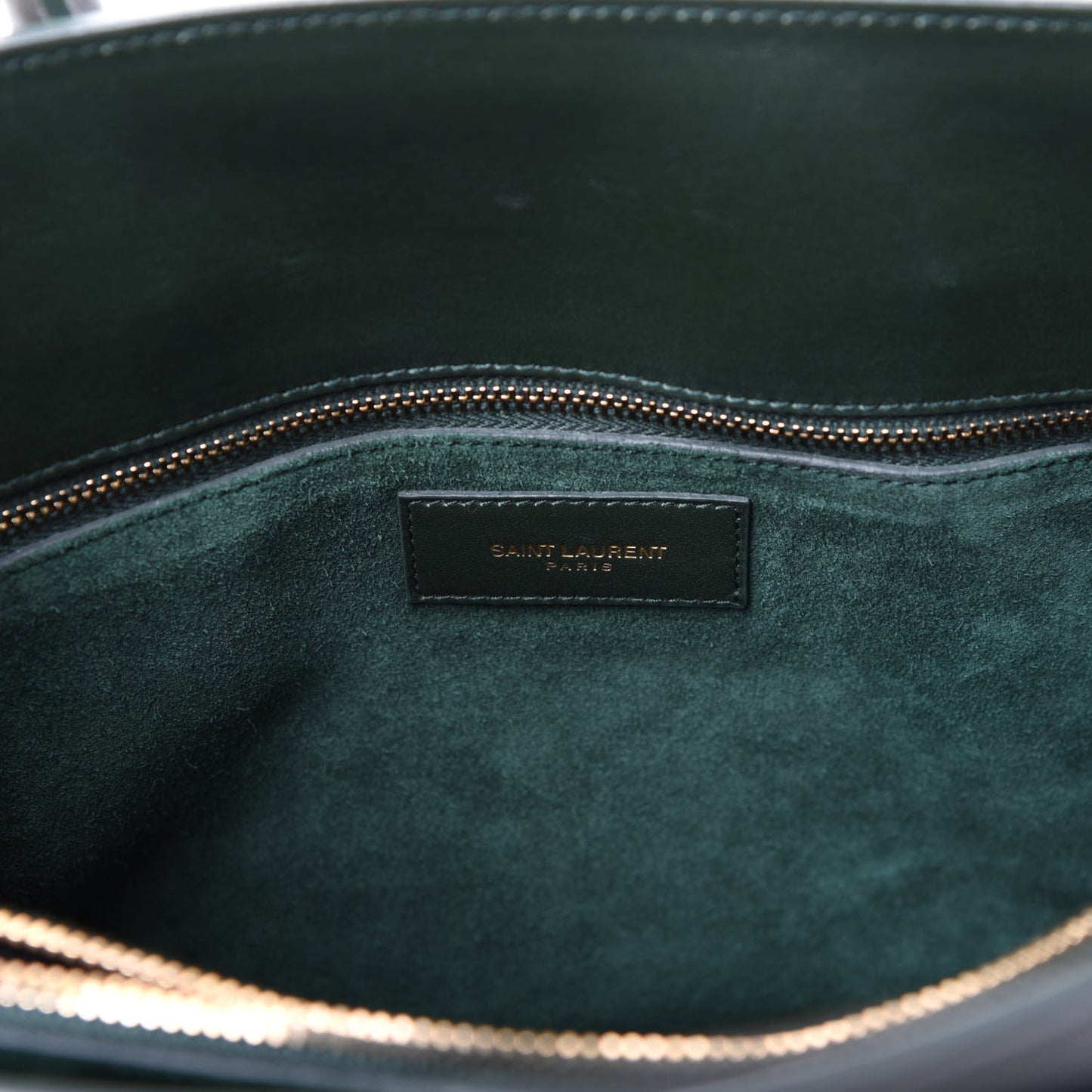 Calfskin Small Sac De Jour Dark Green