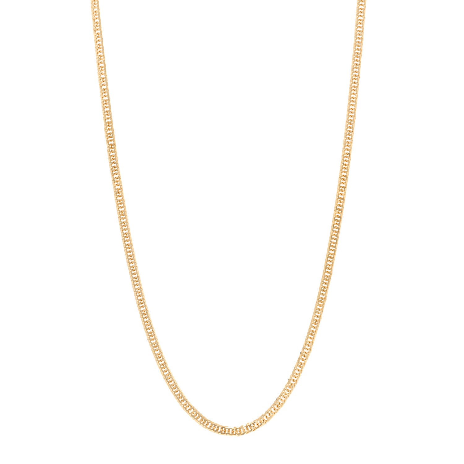 Parker & West by FASHIONPHILE 18K Yellow Gold Curb Chain Necklace 19.75" 1 of 6