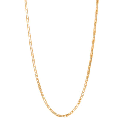 Parker & West by FASHIONPHILE 18K Yellow Gold Curb Chain Necklace 19.75" 1 of 6