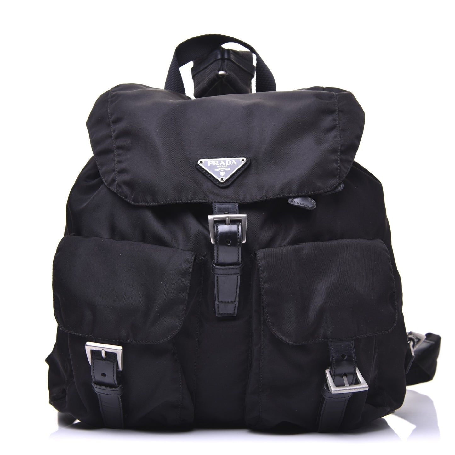 Nylon Vela Small Backpack Black