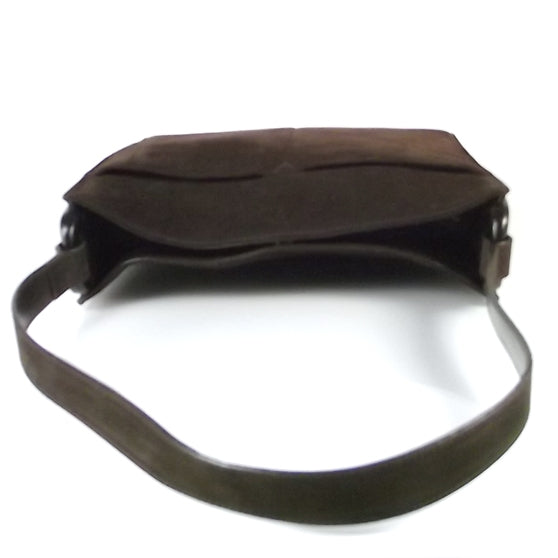 Gucci Suede Shoulder Bag Brown 4 of 8