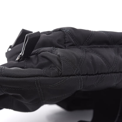 Prada Tessuto Nylon Saffiano Belt Bag Black 7 of 9