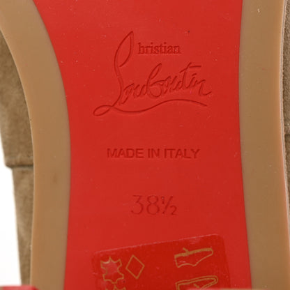 Christian Louboutin Veau Velours Napoleo 70 Boots 38.5 Camel 6 of 6