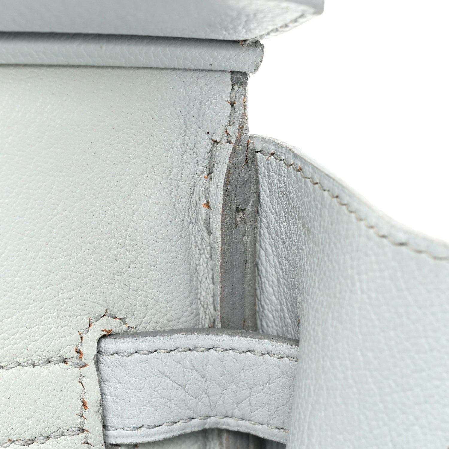 Hermes Taurillon Clemence Birkin 35 Gris Perle 11 of 25