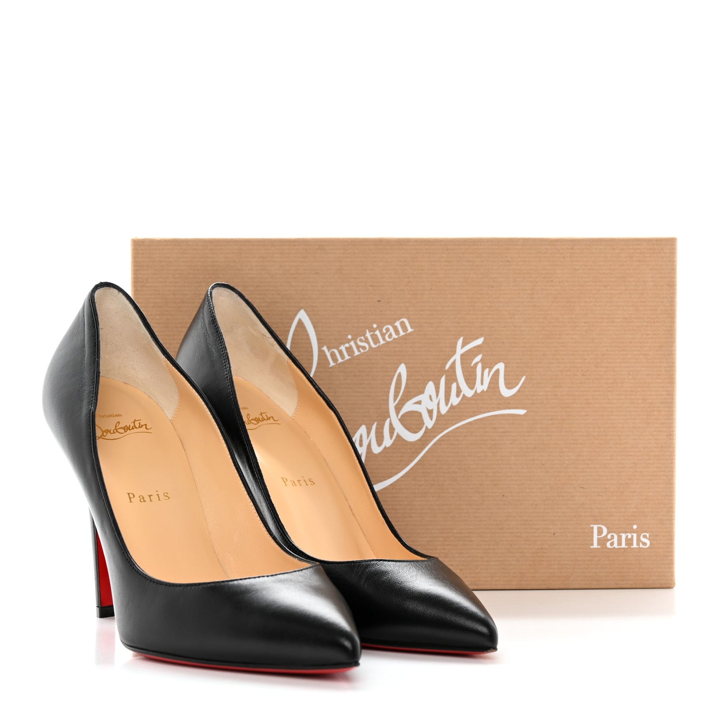Shiny Nappa Pigalle Follies 100 Pumps 38.5 Black