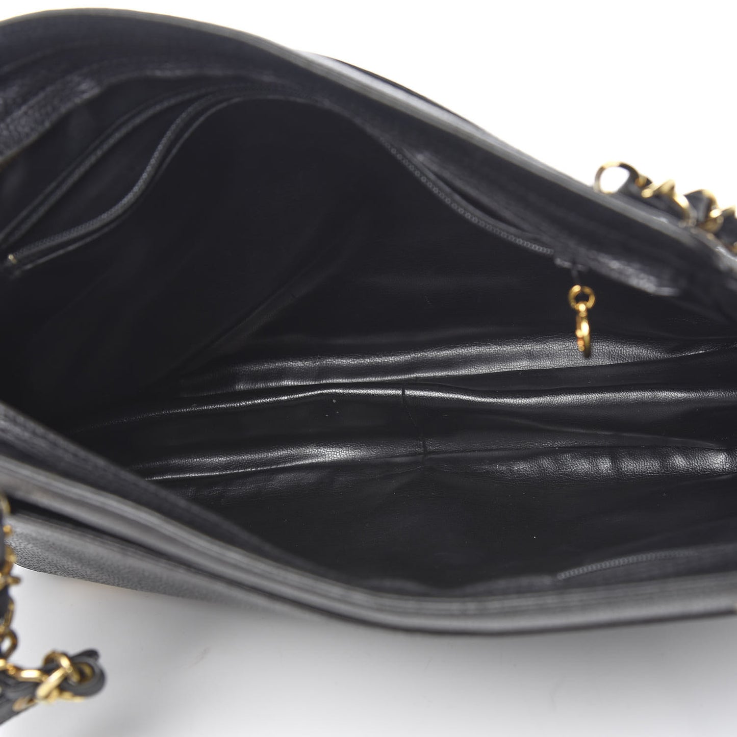 Caviar CC Shoulder Bag Black