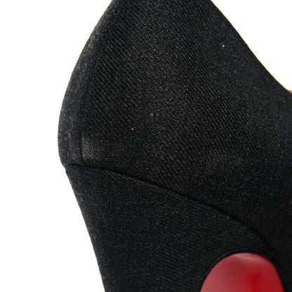 Christian Louboutin Flannel Lady Daf 160 Pumps 36.5 Black 11 of 12