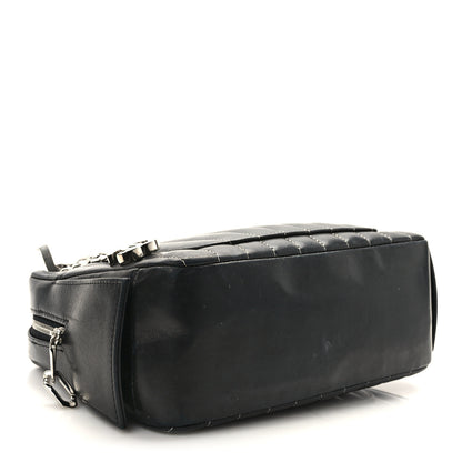 Chanel Lambskin Vertical Quilted Mademoiselle Small Camera Case Black 4 of 11