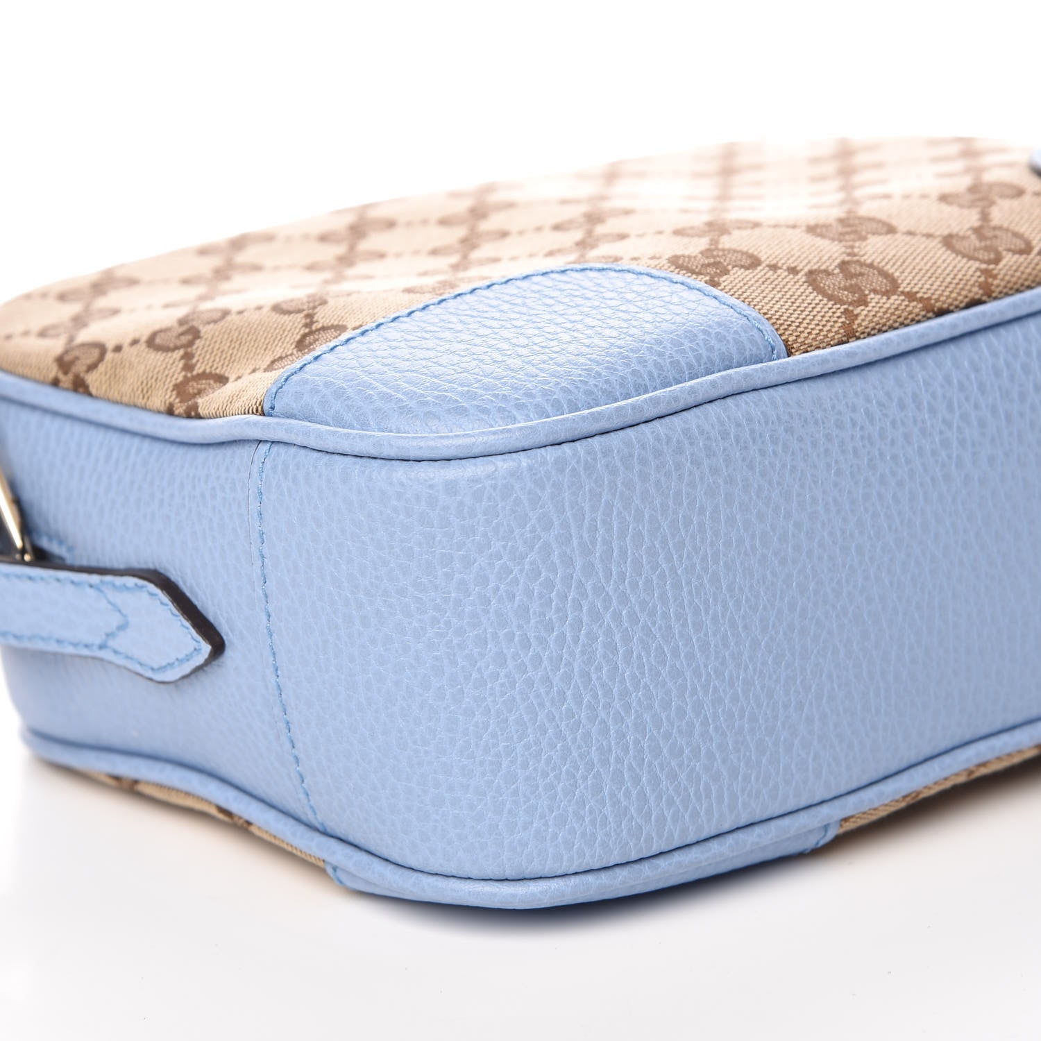 Gucci Monogram Mini Bree Messenger Bag Beige Mineral Blue 8 of 10