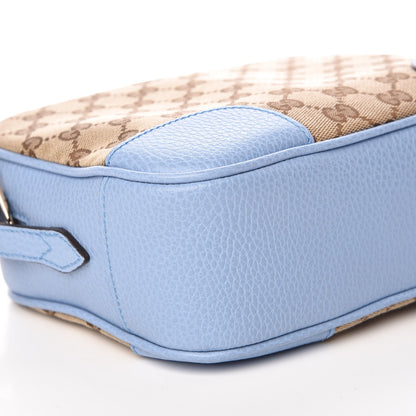 Gucci Monogram Mini Bree Messenger Bag Beige Mineral Blue 8 of 10