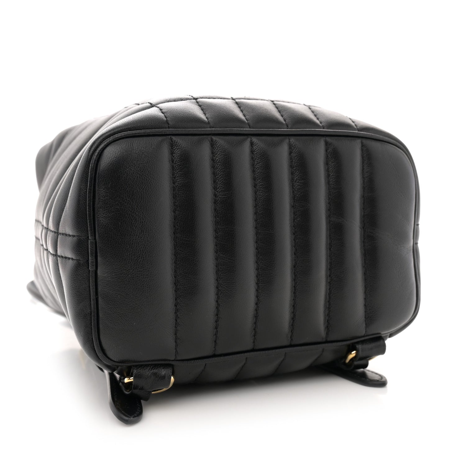 Lambskin Quilted Mini Lola Backpack Black