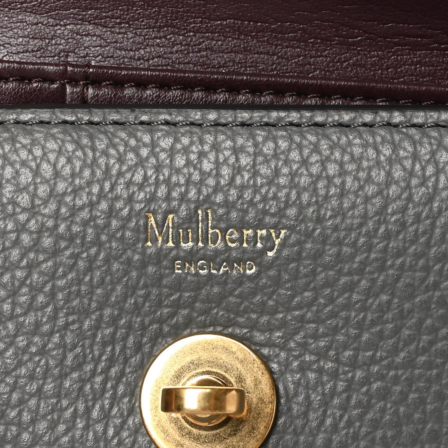 Classic Grain Small Darley Wallet Charcoal