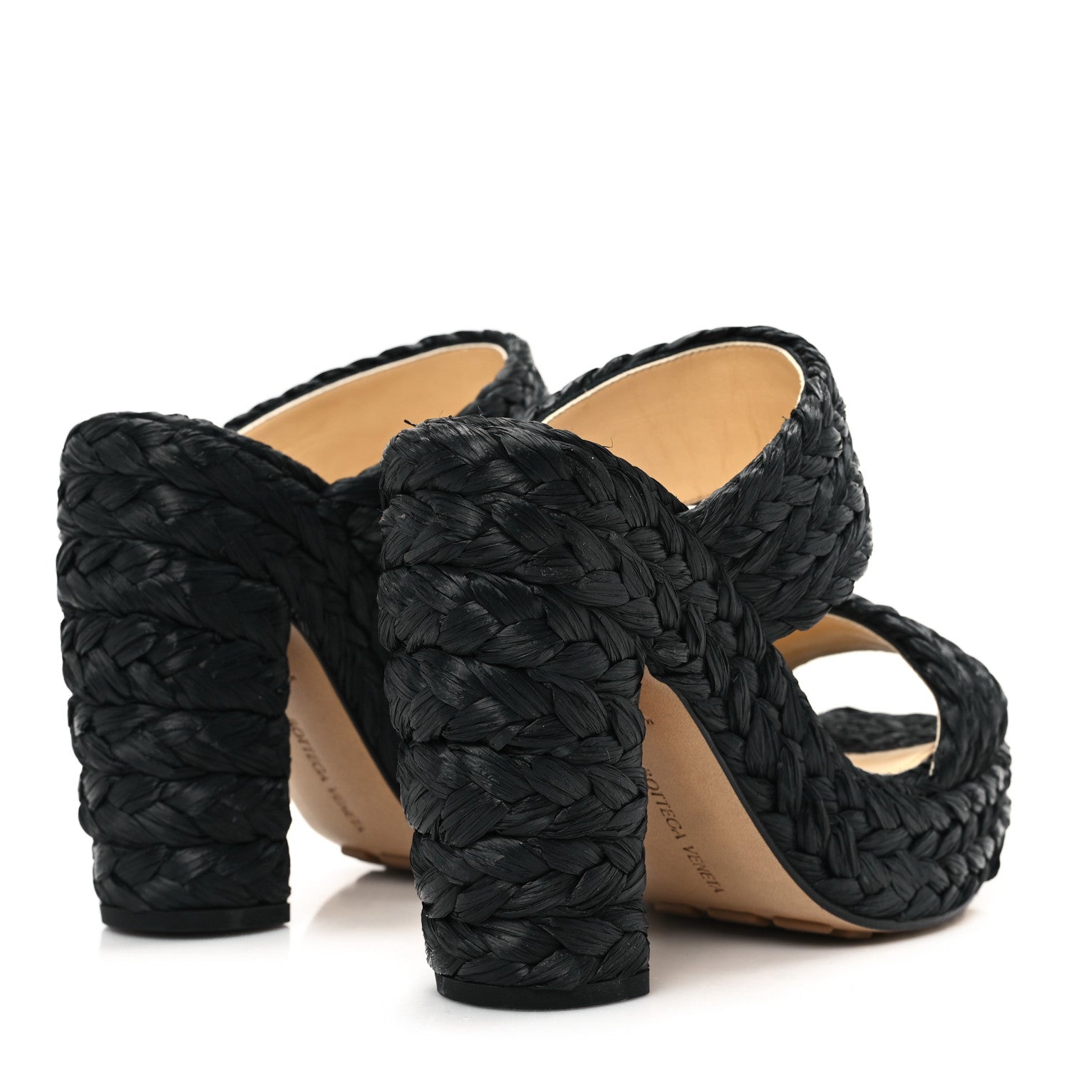 Bottega Veneta Trinity Weave Canalazzo Sandals 40 Black 5 of 9