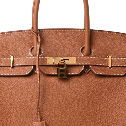 Hermes Togo Birkin 35 Gold 10 of 10