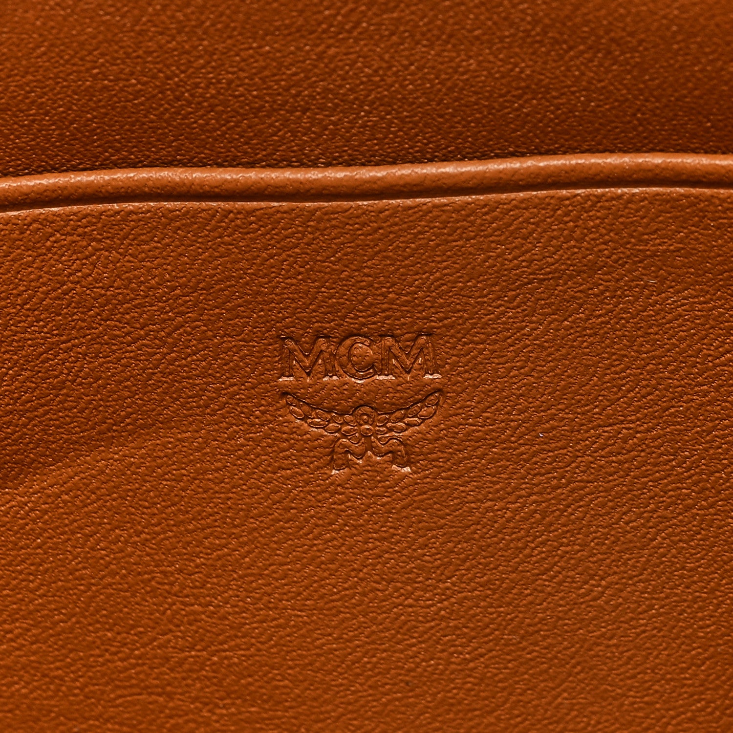 MCM Visetos Lanyard Cognac 6 of 8