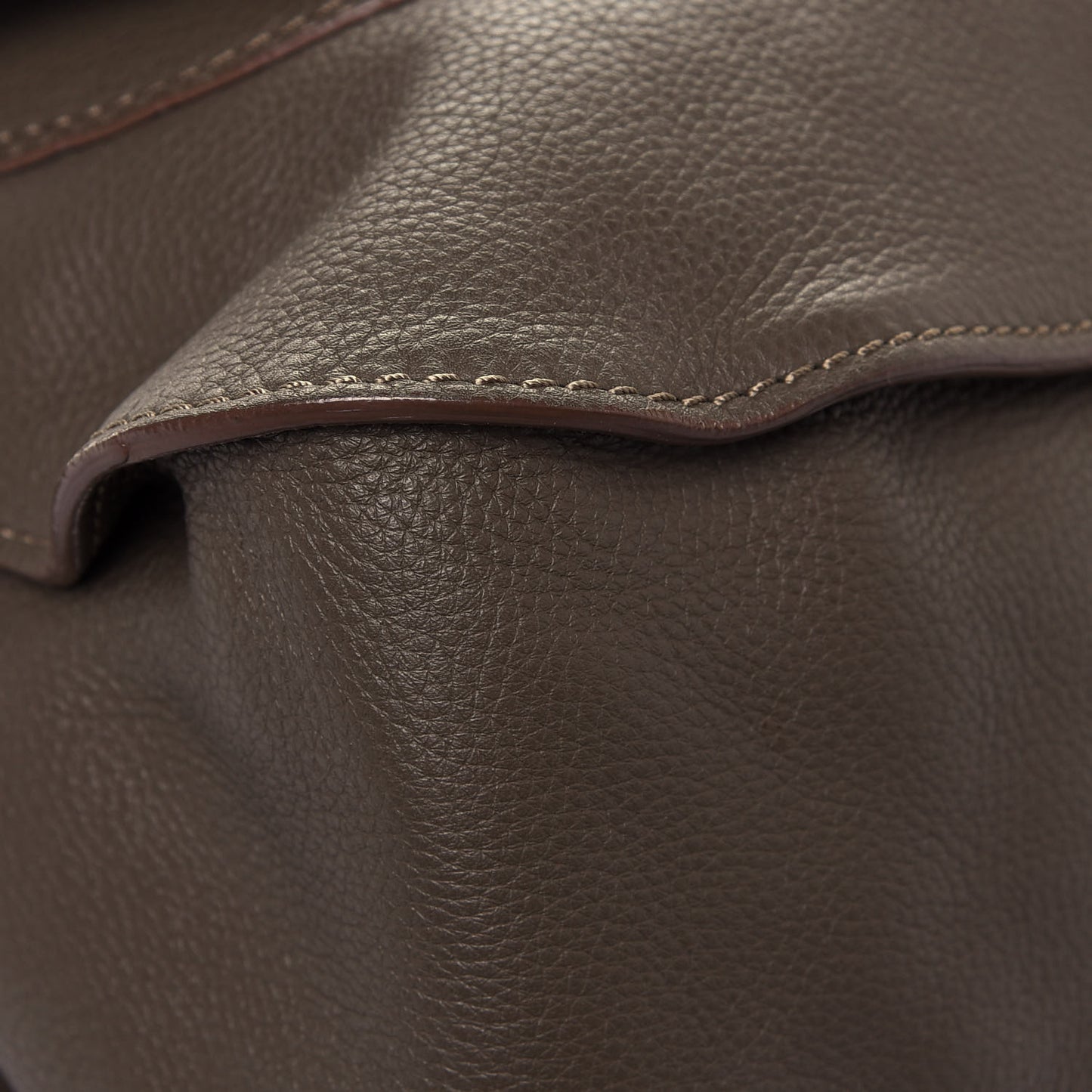 Calfskin Large Marcie Satchel Anchor Grey