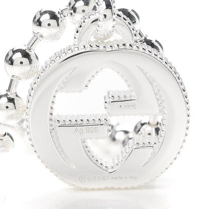 Gucci Sterling Silver Interlocking GG Charm Bracelet 5 of 6