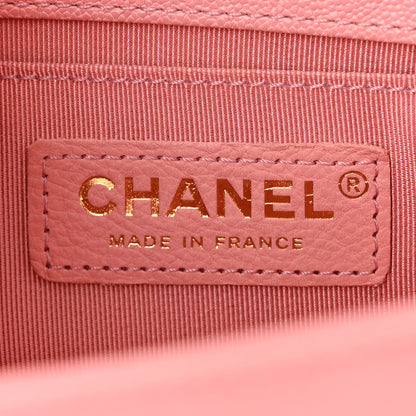 Chanel Caviar Quilted Small Boy Flap Light Pink 6 of 10