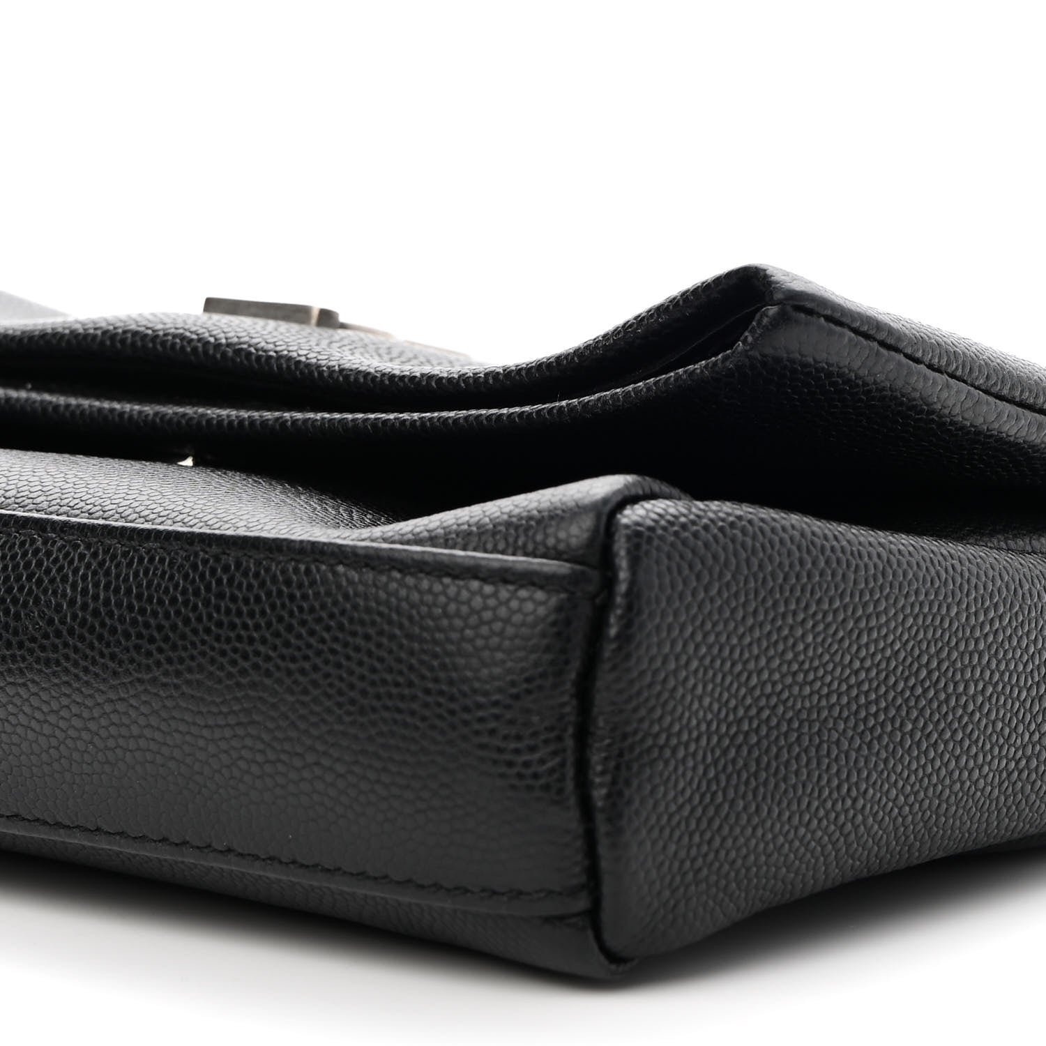 Saint Laurent Grain De Poudre Monogram Toy West Hollywood Fold-Over Bag Black 9 of 9