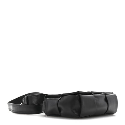 Bottega Veneta Lambskin Maxi Intreccio Candy Cassette Crossbody Bag Black 4 of 11