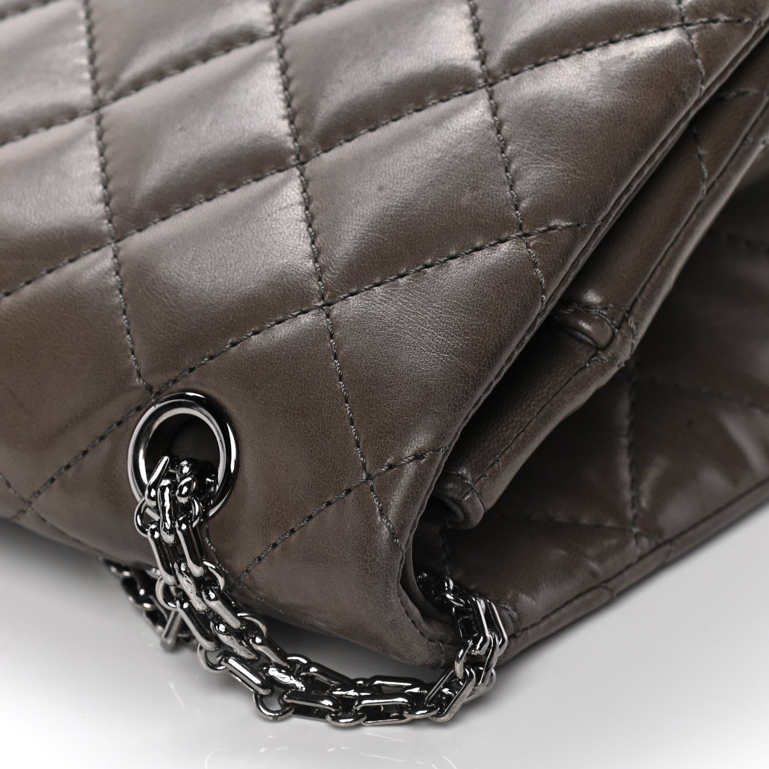Chanel Lambskin Quilted 2.55 Reissue 227 Flap Brown 11 of 19