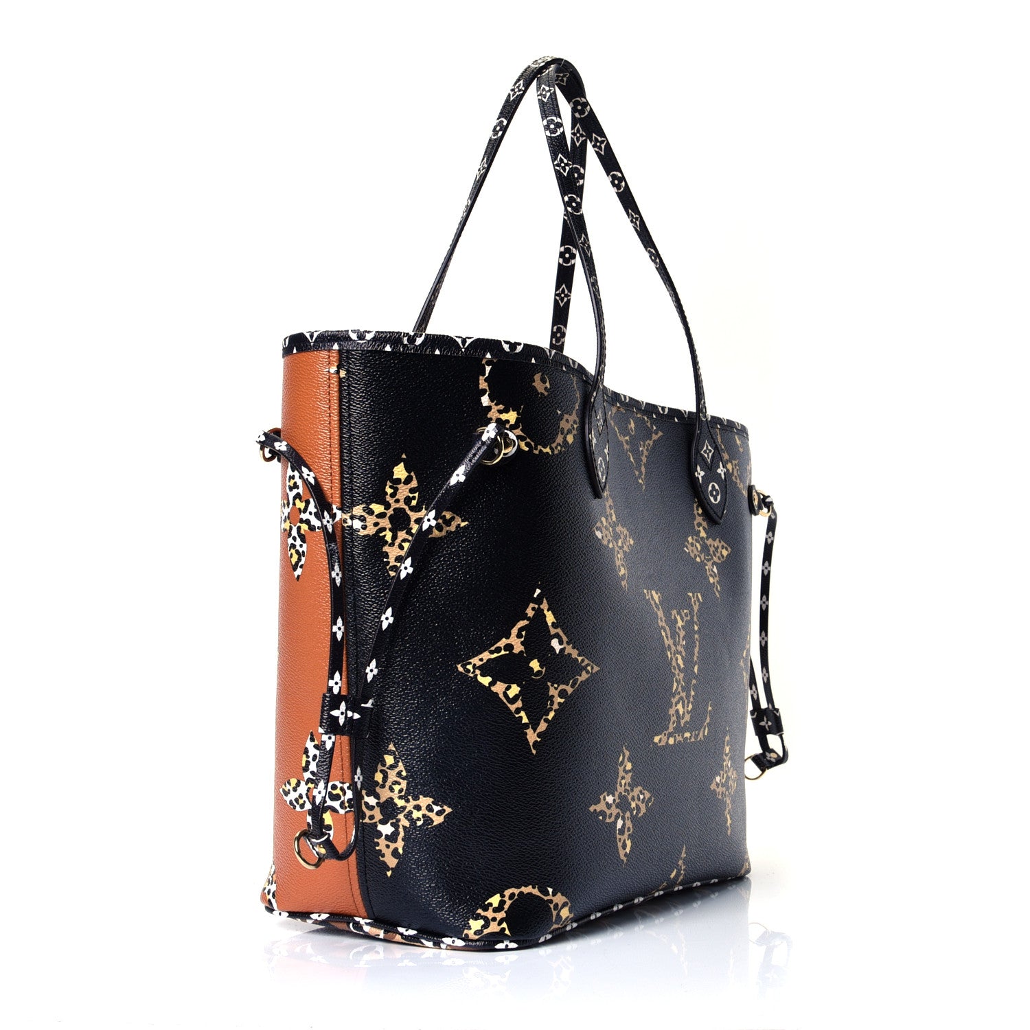 Louis Vuitton Monogram Giant Jungle Neverfull MM Black 2 of 4