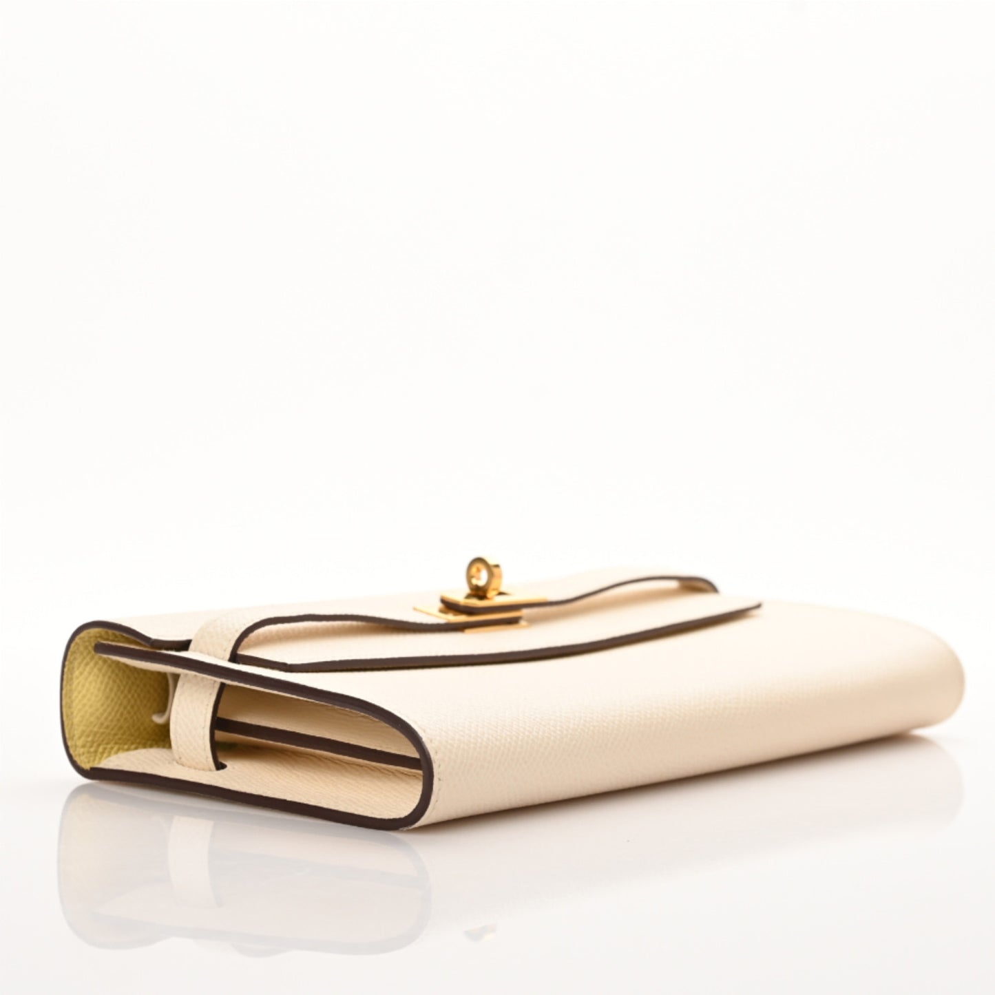 Epsom Verso Kelly Wallet To Go Nata Jaune Poussin