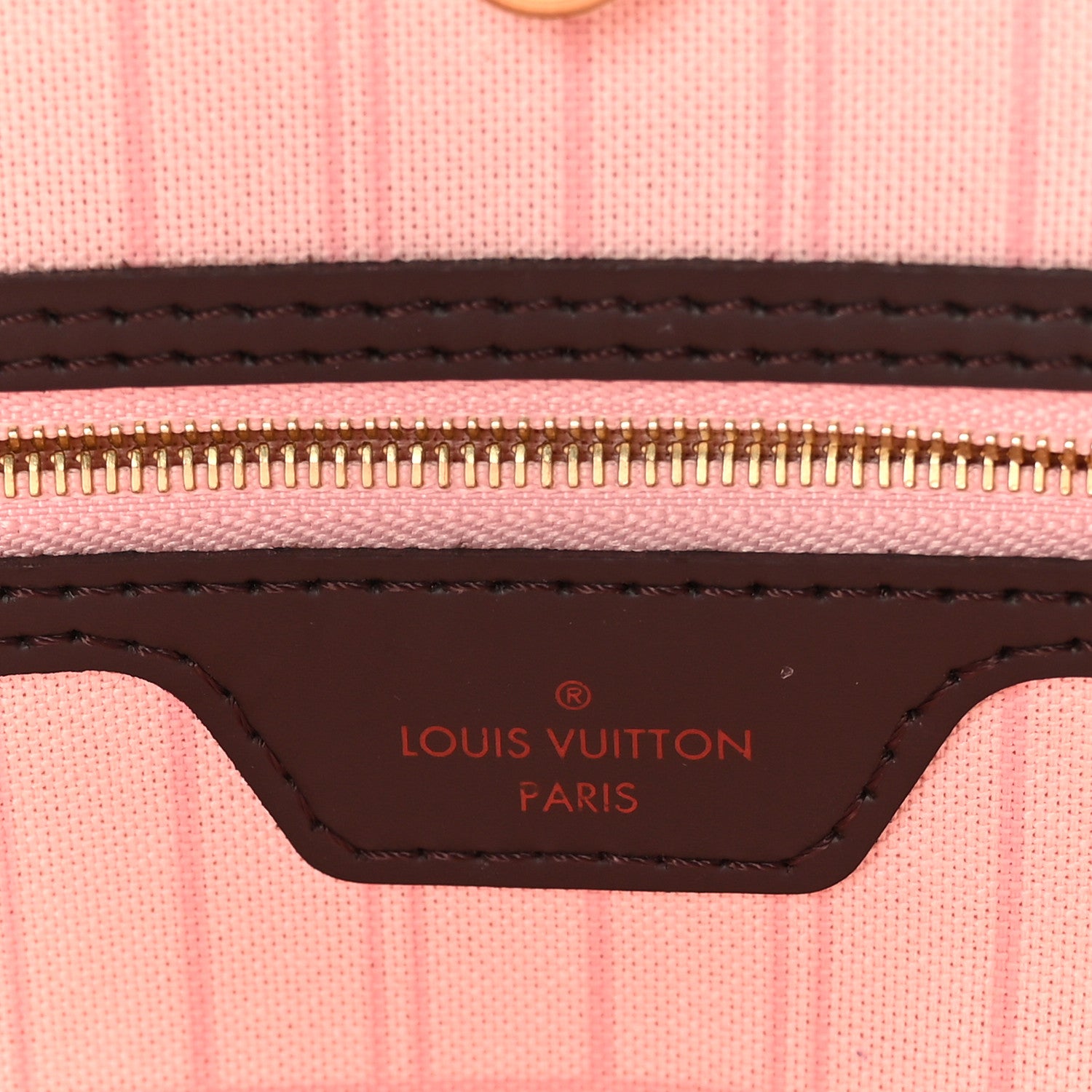 Louis Vuitton Damier Ebene Neo Neverfull MM Rose Ballerine 6 of 9