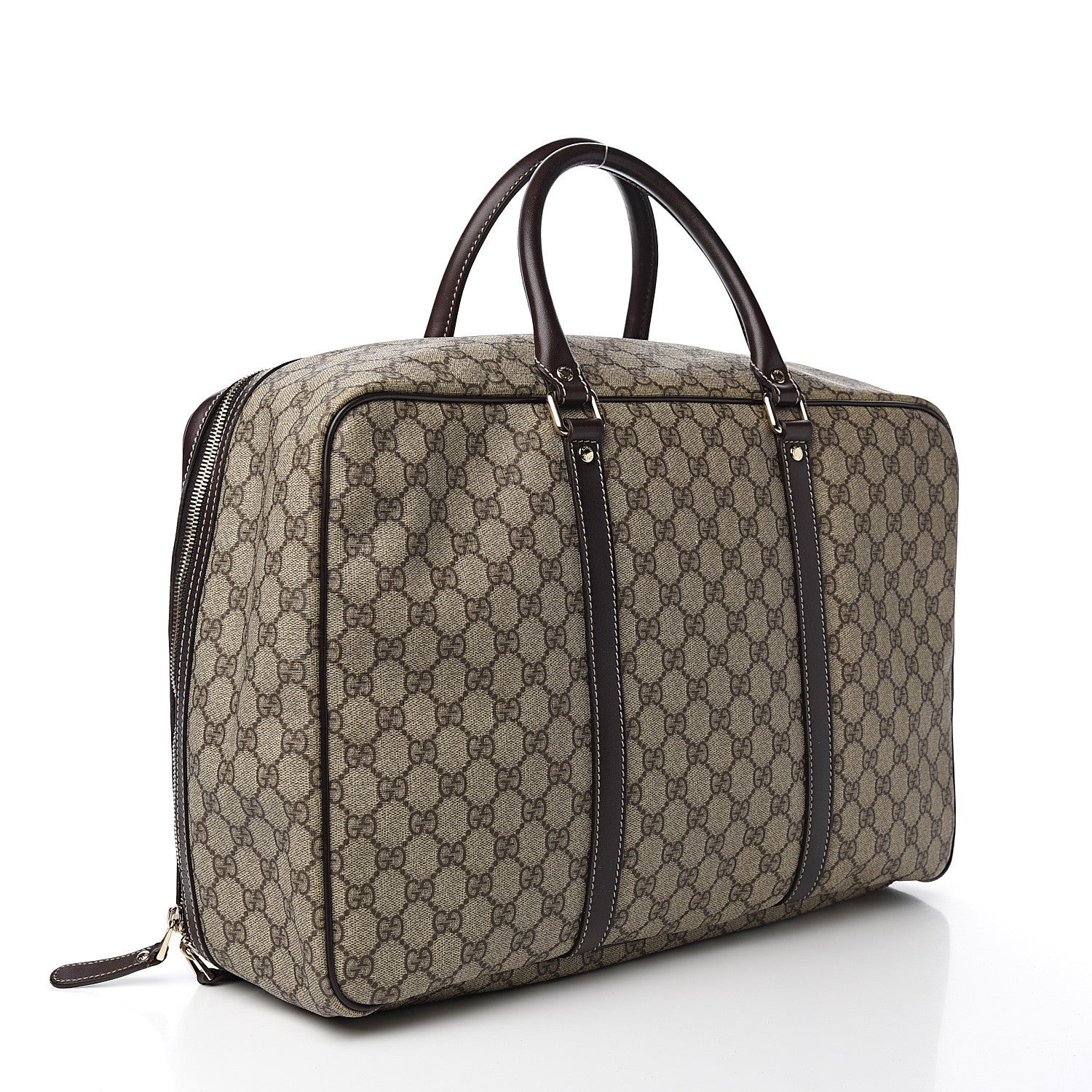 Gucci GG Plus Monogram Medium Double Handle Briefcase Dark Brown 2 of 9